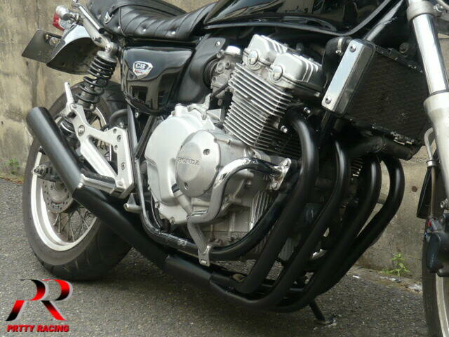 HONDA CB400FOUR NC36 ショート管 70π 新品 マフラー ブラック