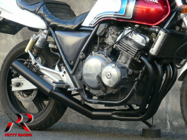 HONDA CB400SF NC31 ショート管 70π 新品 マフラー ブラック