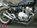 HONDA CB400FOUR NC36 ショート管 70π 新品 マフラー メッキ