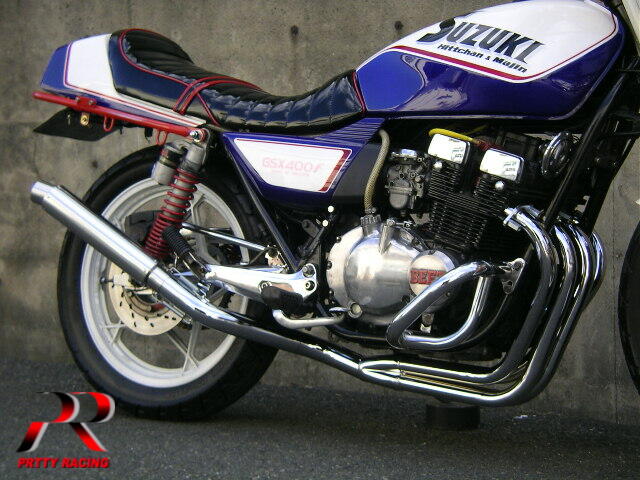 樂天商城 - SUZUKI GSX400FS 4-1管 ALサイレンサー 50.8π メッキ マフラー