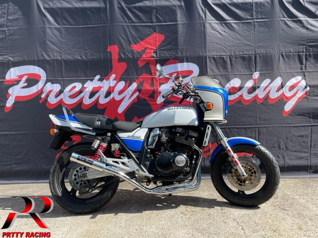 樂天商城 - SUZUKI GSX400 インパルス GK79A 分割式 42.7π (極タイプ2) PRETTY管 マフラー