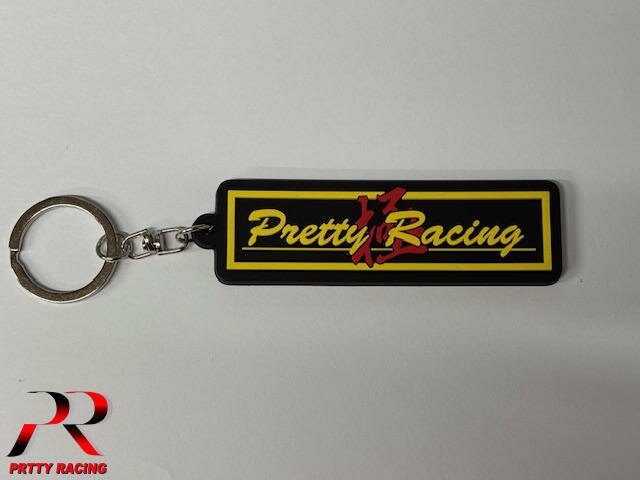 オリジナル PRETTY極 ラバーキーホルダー 黒