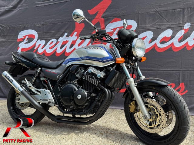 樂天商城 - 販売記念セール！HONDA CB400SF VTEC NC39 54π 分割式 ガニマタブレット管 黒 マフラー