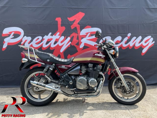 樂天商城 - KAWASAKI ゼファー400/χ 分割式 42.7π (極タイプ3) PRETTY管 マフラー