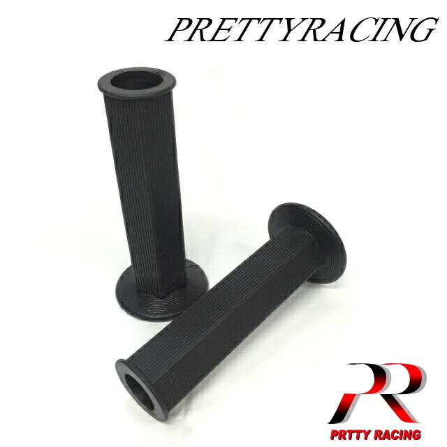 樂天商城 - PRETTY RACING製 汎用 貫通式 六角グリップ 　黒色