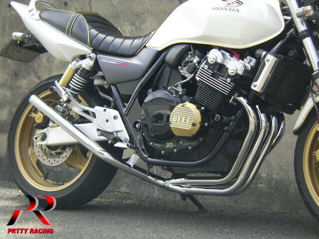 251 cc 〜400 cc  - HONDA CB400SF VTEC ミドル管 50.8π 新品 マフラー メッキ