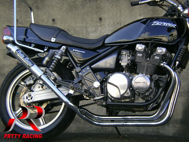 KAWASAKI ゼファー400/Χ 分割式 42.7π (改) PRETTY管 マフラー
