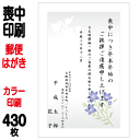 喪中はがき 印刷 郵便はがき 官製はがき カラー印刷 430枚 喪中 印刷(85円はがきに印刷) 喪中ハガキ 喪中葉書 喪中印刷 喪中はがき印刷 喪中ハガキ印刷...