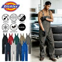 ディッキーズ ライトT/Cストレッチオーバーオール D-6709 Dickies サロペット 夏用 作業着 作業服 アメカジ おしゃれ メカニック 整備 車 バ...