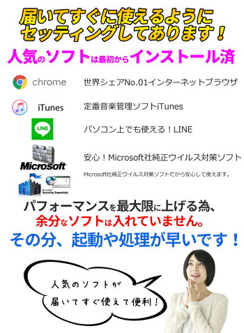 中古ノートパソコン今だけSSD128GB搭載!店長おまかせCorei3WiFi大容量メモリ4GB新品SSD128GBDVDマルチ無線LAN搭載A4サイズ大画面メーカー問わず東芝/富士通/NEC/DELL/HP等オフィスソフトセキュリティソフト付ノートPCおすすめ