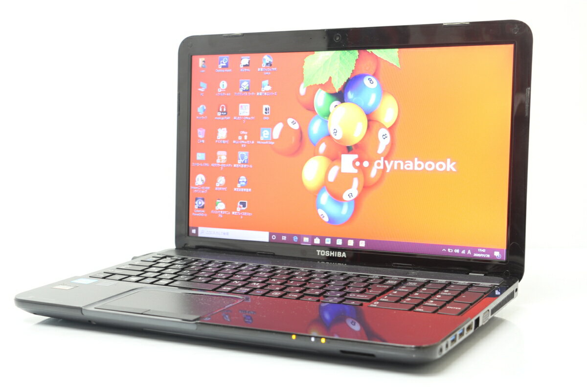 中古ノートパソコン東芝T552/58GBCorei73630QM2.4GHz8GB1TBブルーレイマルチWin10Bluetoothカメラ