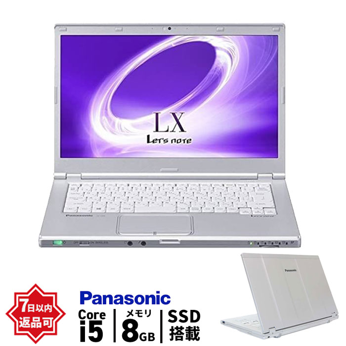 ťΡȥѥPanasonicLet'snoteLX6CF-LX6RDPVSCorei57300U2.6GHz8GBSSD256GBWindows11ProBluetooth3ݾڡšۡھǹ̵ۡ