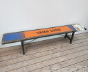 1点物 ドラム缶リサイクルベンチ 200cm A 3人掛け 4人掛け スチール椅子 リメイク家具 工業系 男前家具 鉄脚 店舗什器 アイアンチェア リサイクル ...