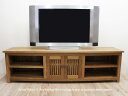 オールドチーク無垢材 ローボード テレビ台 175cm MW 木製家具 送料無料 バリ家具 木製オーディオラック AVラック テレビボード テレビラック ローボード TV台 TVボード TVラック AVボード アジアン家具 天然木 チーク材100% スーパーセール(3)