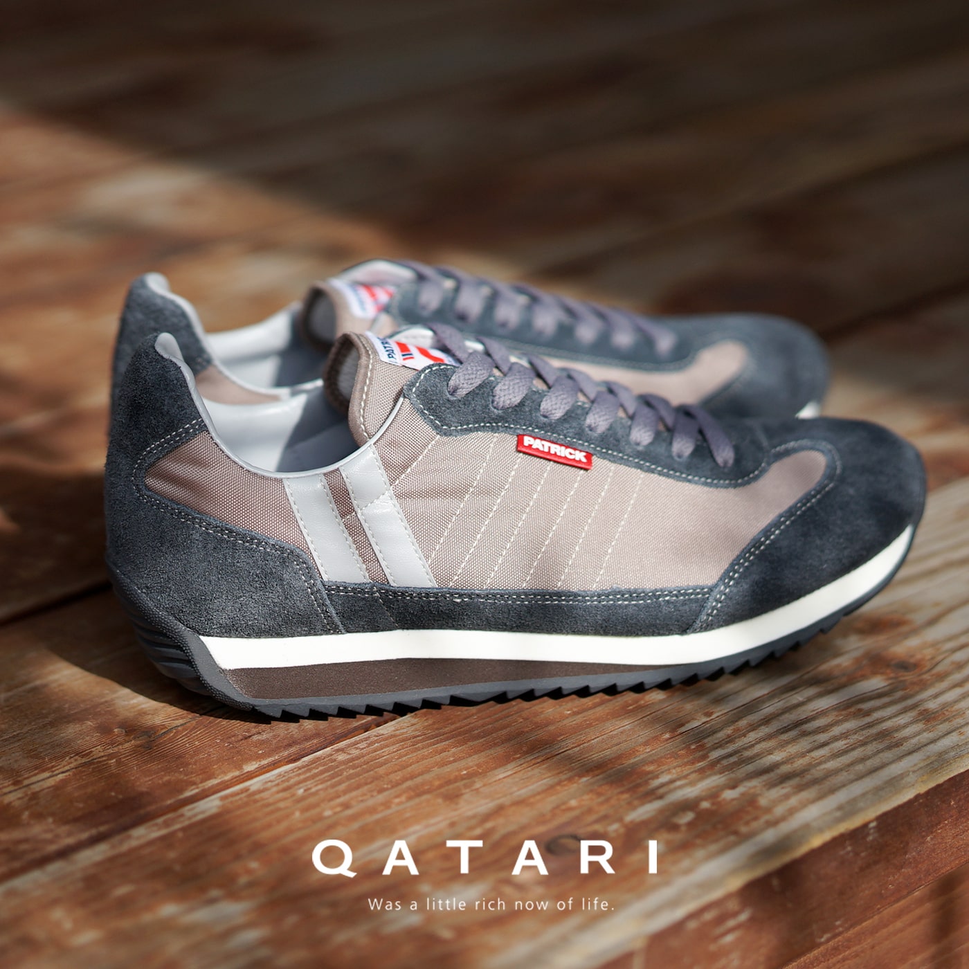 【カタリ限定復刻 2022モデル！】PATRICK パトリック スニーカー マラソン シーオッター PATRICK MARATHON S.OTR 94664【初回のみサイズ交換片道送料無料】のサムネイル