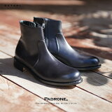 ѥɥ ֡ ɥåץ֡ 饦 ֥å PADRONE SIDE ZIP BOOTS RAUL BLK PU-7358-1118-15A