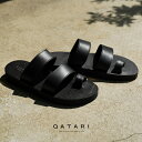 パドローネ ストラップサンダル PADRONE PU2308-3204-22C STRAP SANDALS ブラック レザー サンダル フラットサンダル