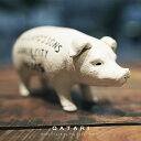 ディテール ハムズスタンディングピッグバンク　ホワイトDETAIL Hams Standing Pig Bank “White”