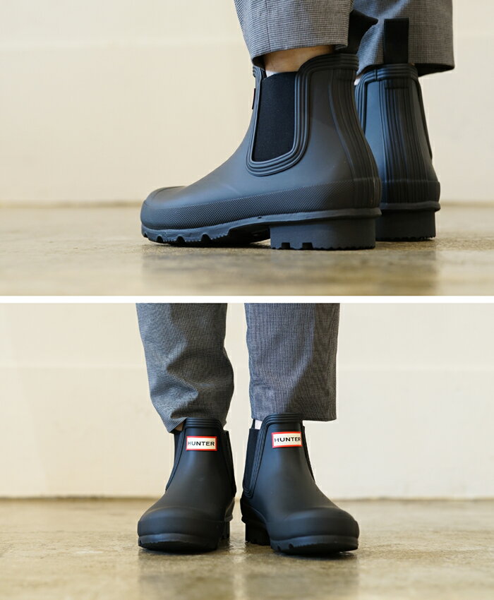 初回のみサイズ交換片道送料無料 ハンター メンズ オリジナル チェルシー ブーツ ブラックhunter Mens Original Chelsea Boots Black Mfs9116rma Blk 正規品 Qatari カタリ