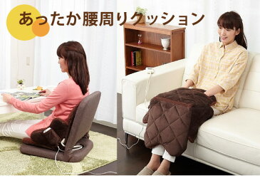 【ポイント5倍★8/25 00:00〜23:59】3色から選べるあったか腰周りクッション 防ダニ&丸洗いOK!(クッション 座椅子 イス あったか 腰掛け 寒さ対策 あったかクッション)