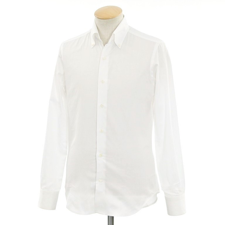 【中古】ケイケイシャツ K-K shirt ボタンダウン ドレスシャツ ホワイト【サイズ38】【WHT】【S/S/A/W】【状態ランクC】【メンズ】【10601-956804】【1万円以上送料無料】