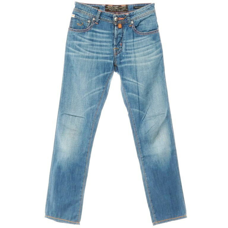 【中古】ヤコブコーエン JACOB COHEN 622 ライトオンス ユーズド加工 デニムパンツ ジーンズ ブルー【サイズ28】【BLU】【S/S】【状態ランクB】【メンズ】【10903-955613】