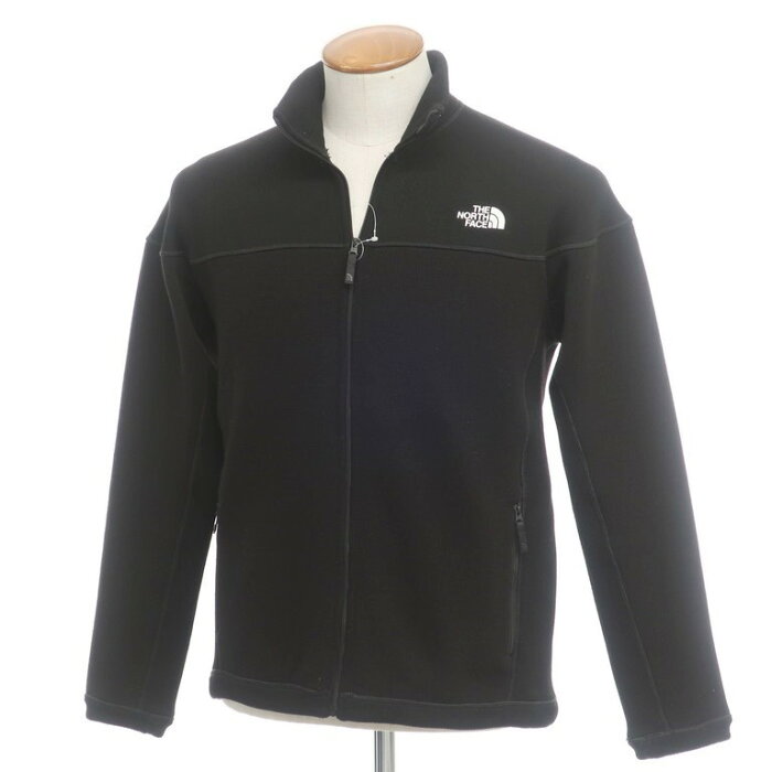 【中古】ザ ノースフェイス THE NORTH FACE マウンテン テックセーター ジップアップ ニットブルゾン ブラック【サイズM】【BLK】【A/W】【状態ランクB】【メンズ】【10299-955378】