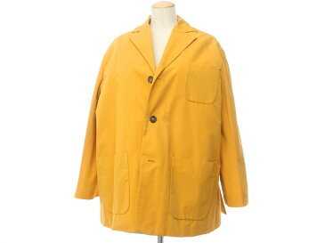 【SALE50%/返品不可】【新品】プランシー PLAN C コットンナイロン オーバーサイズ 中綿 3B ジャケット マスタード【サイズ36】【YEL】【A/W】【状態ランクN】【レディース】【90101-955376】