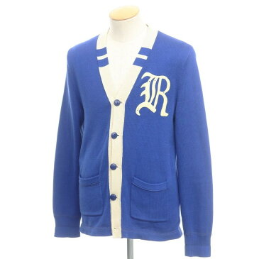 【中古】ラルフローレンラグビー Ralph Lauren Rugby コットン ニット カーディガン ブルー【サイズS】【BLU】【S/S】【状態ランクB】【メンズ】【10802-955326】[2206APD]