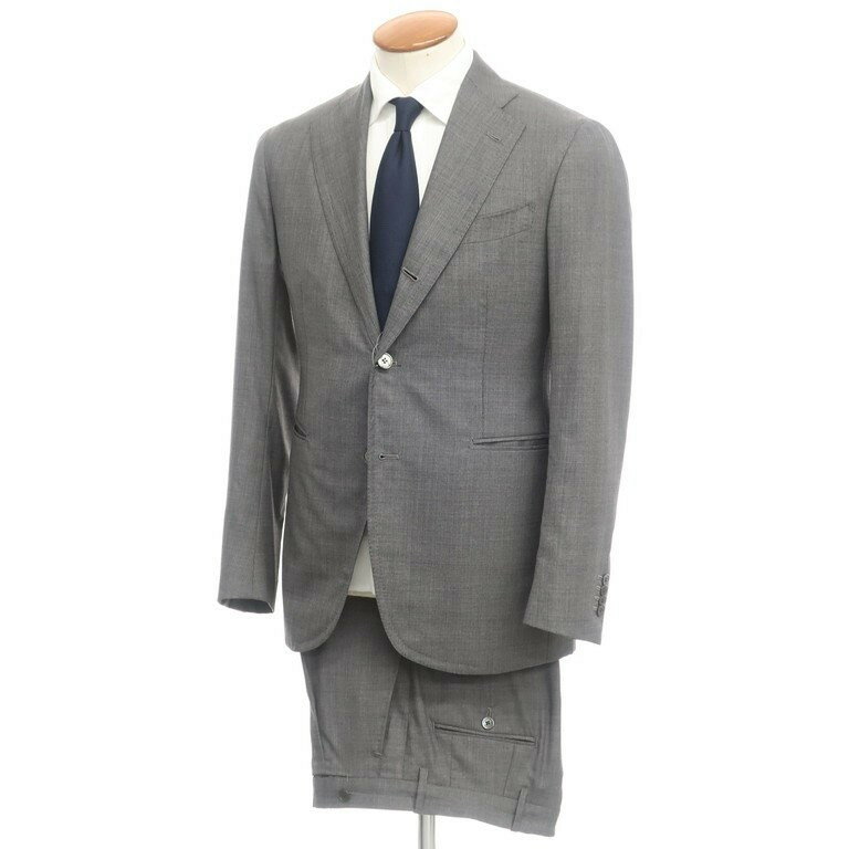 【中古】ルカ　グラシア Luca Grassia ウール 3B セットアップ スーツ ライトグレー【サイズ46】【GRY】【S/S】【状態ランクB】【メンズ】【10402-955235】[CPD]のサムネイル