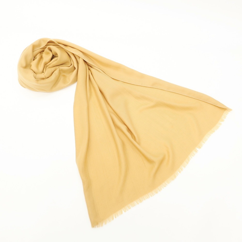 【中古】ロロピアーナ Loro Piana カシミヤシルク ストール イエロー【YEL】【S/S】【状態ランクB】【メンズ】[EPD]のサムネイル