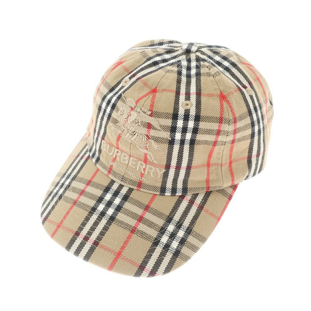 【中古】【未使用】シュプリーム Supreme 2022年春夏 Burberry Denim 6-Panel コットン 6パネル キャップ ベージュ【サイズS/M】【BEI】【S/S/A/W】【状態ランクS】【メンズ】【778872】