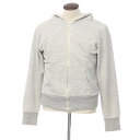 【中古】メゾンキツネ MAISON KITSUNE スウェット ジップアップパーカー グレー【サイズL】【GRY】【A/W】【状態ランクD】【メンズ】【7690...