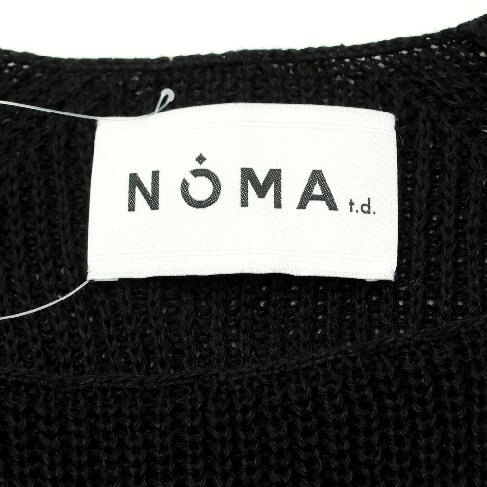 【中古】ノーマティーディー NOMA t.d. コットンリネン フリンジ プルオーバーニット ブラック【サイズ1】【BLK】【S/S】【状態ランクB】【メンズ】【768974】[EPD]