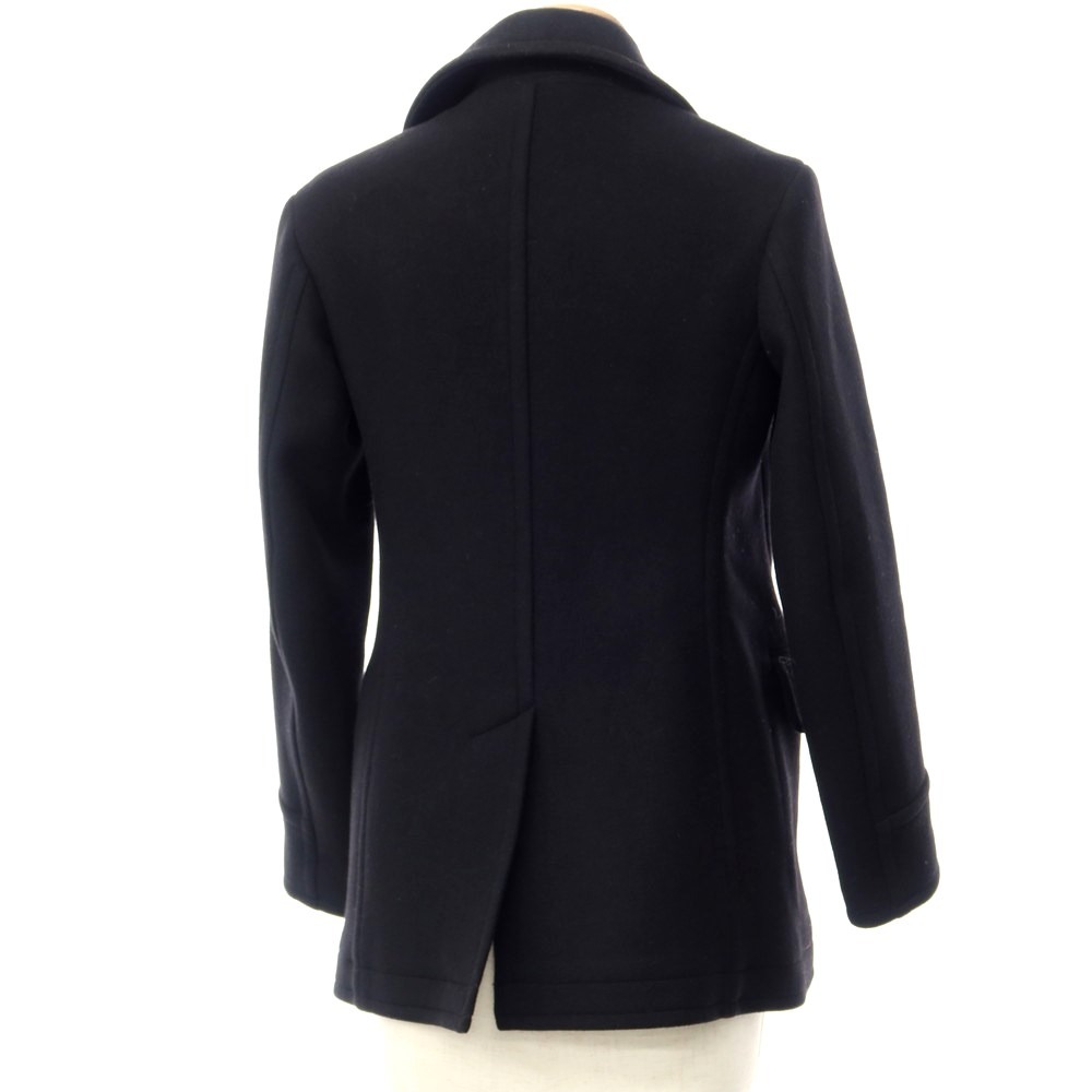 【中古】サイベーシックス SCYE BASICS メルトンウール ピーコート ブラック【サイズ38】【BLK】【A/W】【状態ランクB】【レディース】【768973】 BPD[EPD]