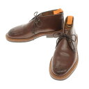 【中古】トリッカーズ Tricker's Leather Soul別注 チャッカブーツ ブラウン【サイズ5 fitting5】【BRW】【S/S/A/W】【状態ランクB】【メンズ】【768785】[DPD]