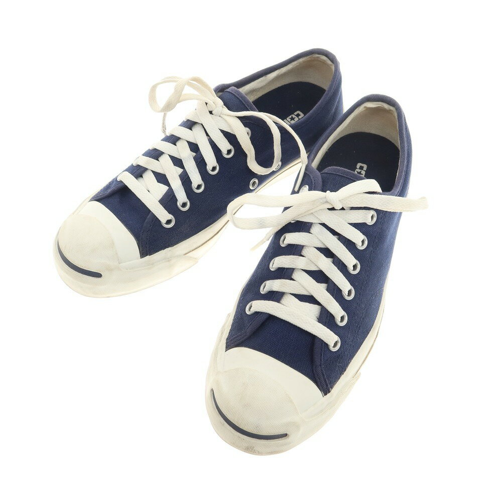 【中古】コンバース CONVERSE ジャックパーセル キャンバス スニーカー ネイビー【サイズ25】【NVY】【S/S/A/W】【状態ランクC】【メンズ】【759898】[CPD]