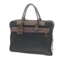 【中古】フェリージ Felisi ナイロン ブリーフケース ブラックxブラウン【W38.5xH30.5xD9.5】【BLK】【S/S/A/W】【状態ランクD】【...