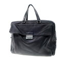 【中古】プラダ PRADA フルレザー ブリーフケース ブラック【W38xH29.5xD7.5】【BLK】【S/S/A/W】【状態ランクC】【メンズ】【759783】[APD]