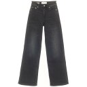 【中古】カルバンクラインジーンズ Calvin klein Jeans コットンポリエステル フレア デニムパンツ ブラック【サイズ24】【BLK】【S/S/A/W】【状態ランクA】【レディース】【759779】[APD]