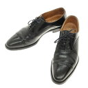 クロケットアンドジョーンズ CROCKETT&JONES MALTON セミブローグ ドレスシューズ ブラック