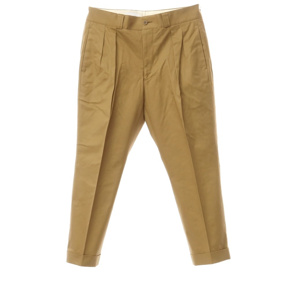 【中古】タンジェント Tangent コットン カジュアルスラックスパンツ ブラウンベージュ【サイズ50】【BEI】【S/S】【状態ランクA】【メンズ】【759670】[EPD]