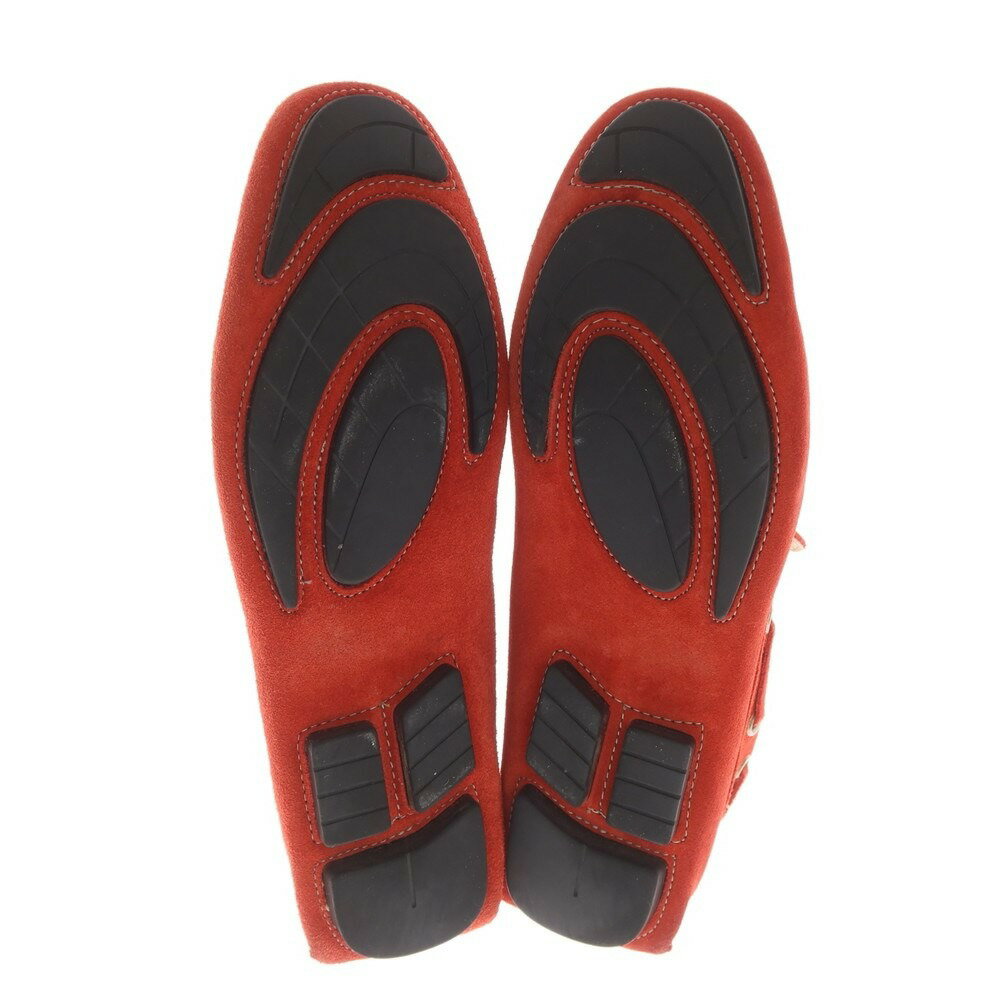 【SALE20倍/返品不可】【中古】ステファノガンバ STEFANO GAMBA スウェード ドライビングシューズ レッド【サイズ39】【RED】【S/S/A/W】【状態ランクB】【メンズ】【759585】[EPD]
