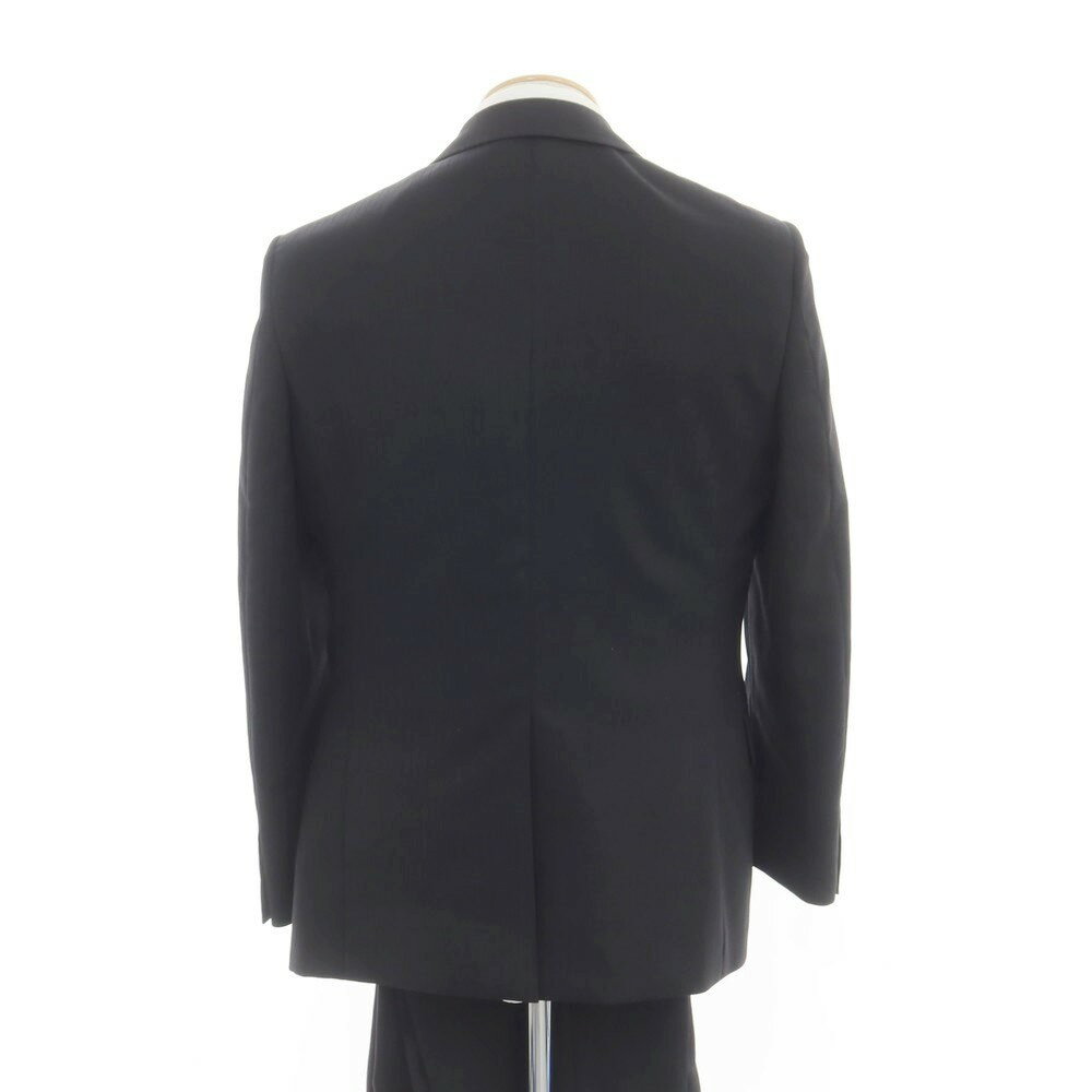 【中古】ヒロコ コシノ HIROKO KOSHINO ウールポリエステル 2つボタンスーツ ブラック【サイズA5】【BLK】【A/W】【状態ランクB】【メンズ】【759079】[DPD]