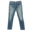 【中古】リーバイス Levi's コットン ジーンズ デニムパンツ インディゴ【サイズ30】【BLU】【S/S/A/W】【状態ランクC】【レディース】【7590...