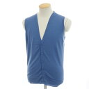 【中古】ジョンスメドレー JOHN SMEDLEY ハイゲージ ウール ニットベスト ブルー【サイズM】【BLU】【A/W】【状態ランクC】【メンズ】【7589...