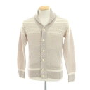 【中古】イレブンティ eleventy ウール ショールカラー カーディガン グレージュ【サイズXXS】【GRY】【A/W】【状態ランクB】【メンズ】【7589...