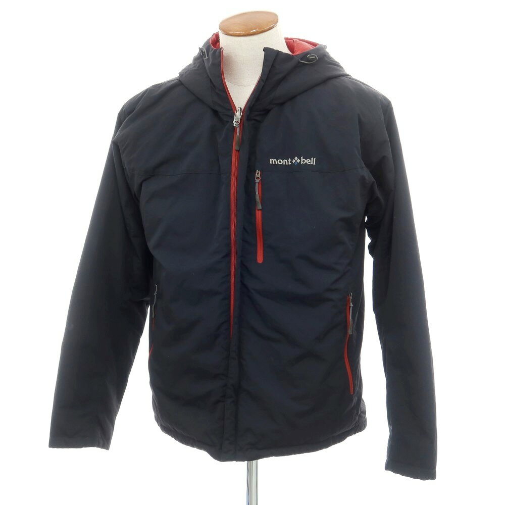 【中古】モンベル mont-bell ナイロン リバーシブル フーデッド ダウンジャケット ブラックxダークレッド【サイズM】【BLK】【A/W】【状態ランクC】【メンズ】【758994】のサムネイル