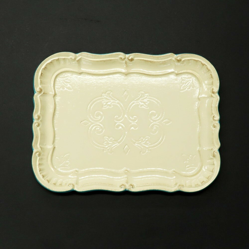 【SALE/返品不可】【新品】アールアンドディー ラボ R+D. LAB GIULIA ウッドトレイ アイボリーxグリーン【サイズS】【WHT】【S/S/A/W】【状態ランクN】【ユニセックス】【758981】[BPD]