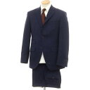 【中古】アザブテーラー azabu tailor ウール ピンストライプ 3つボタンスーツ ネイビーxホワイト【サイズ44/82】【NVY】【A/W】【状態ラン...